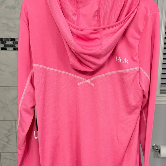 Womens huk 1/4 zip with hood brand new with tags size xl (fits like a large) - Picture 4 of 4